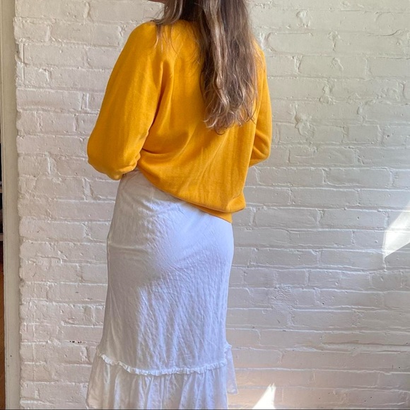 Vintage 70s Yellow Varsity Normandy Knights Crewneck - Picture 3 of 4